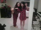 chloebridges and I  Matching pj\'s Duh