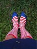 Patriotic footwear. You\'re welcome.