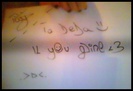 To DeDa <3 IL you so much !! :)