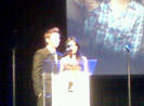 Zac and me presenting at the Children\'s Hospital Stars for Life Gala