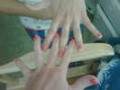 my nails and emily's nails