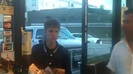 Justin and Selena spotted at 711! 009