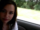 in the car