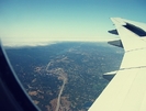 Northern California from the air.