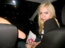 in the car