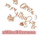 Autograph to Olivia