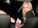 In the car