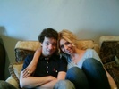 Hanging out with my co-star gaelan after a day of press for Bandslam!!! Wooho