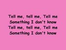 Selena Gomez Tell Me Something I don\'t know Lyrics  (7)