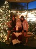 with santa and helene