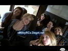 Miles and her friends at the set or SoUndercover