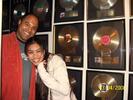 Brandon and I @ Danny Sembello\'s house with all of his hit records... Wow...