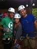 @4mdot, me, and @iamquddus before ziplining in the rainforest yesterday here in Costa Rica!!!:)