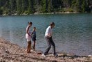 On a weekend trip to Acadia National Park in Maine, the President showed his daughters, Malia and Sa