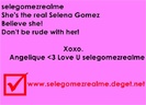 The Real Selena Gomez