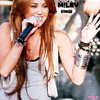 Smiling and singing_Miley